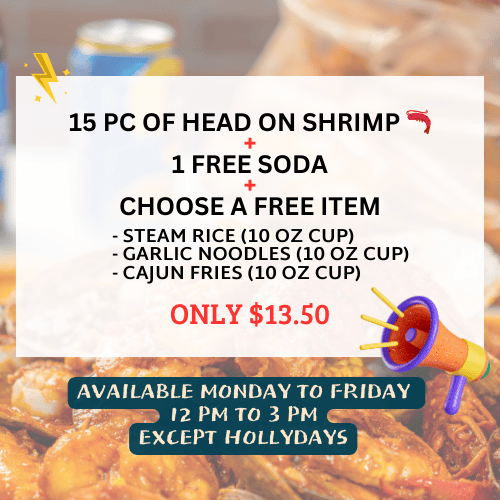 20% off cash discount on frozen handmade dumplings. 10% off cash discount on family meal takeout. Free rice with lunch. Delivery available.